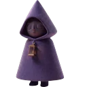 Lumen, the hooded presence with a lantern